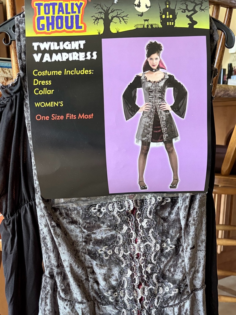 Twilight Vampiress Costume - Black & Gray